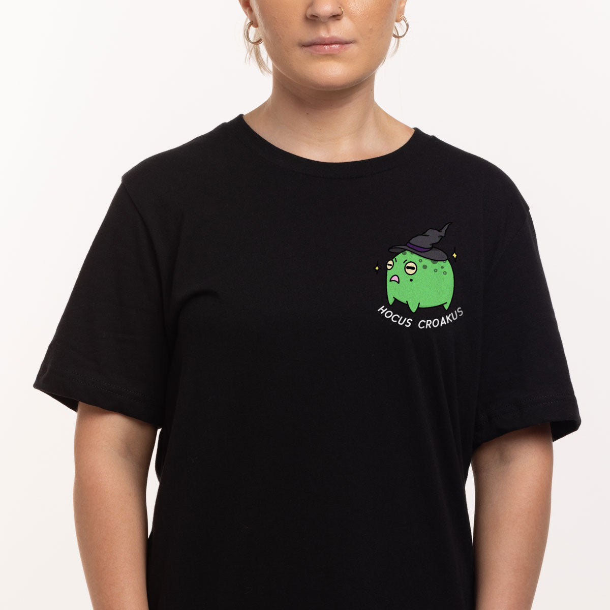 LIMITED EDITION: Witchy Frog Halloween T-Shirt (Unisex)-Printed Clothing, Printed T Shirt, EP01-Sassy Spud