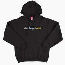 Afbeelding laden in Galerijviewer, Live Laugh Lasagna Embroidered Hoodie (Unisex)-Embroidered Clothing, Embroidered Hoodie, JH001-Sassy Spud
