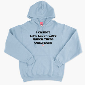 Live Laugh Love Hoodie (Unisex)-Printed Clothing, Printed Hoodie, JH001-Sassy Spud