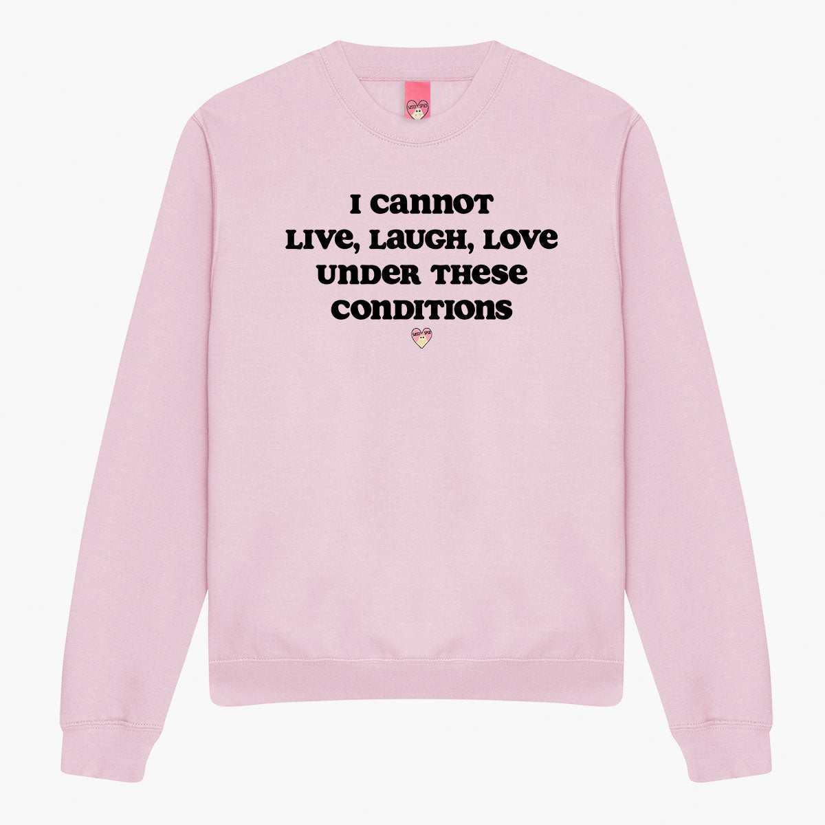 Live Laugh Love Sweatshirt (Unisex)-Printed Clothing, Printed Sweatshirt, JH030-Sassy Spud