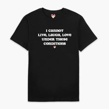 Laden Sie das Bild in den Galerie-Viewer, Live Laugh Love T-Shirt (Unisex)-Printed Clothing, Printed T Shirt, EP01-Sassy Spud