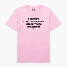 Afbeelding laden in Galerijviewer, Live Laugh Love T-Shirt (Unisex)-Printed Clothing, Printed T Shirt, EP01-Sassy Spud