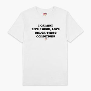 Live Laugh Love T-Shirt (Unisex)-Printed Clothing, Printed T Shirt, EP01-Sassy Spud