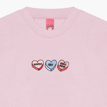 Laden Sie das Bild in den Galerie-Viewer, Love Hearts Embroidered Sweatshirt (Unisex)-Embroidered Clothing, Embroidered Sweatshirt, JH030-Sassy Spud