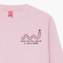 Laden Sie das Bild in den Galerie-Viewer, Love Me Worm Sweatshirt (Unisex)-Printed Clothing, Printed Sweatshirt, JH030-Sassy Spud