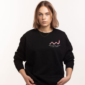 Love Me Worm Sweatshirt (Unisex)-Printed Clothing, Printed Sweatshirt, JH030-Sassy Spud