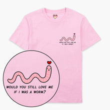Afbeelding laden in Galerijviewer, Love Me Worm T-Shirt (Unisex)-Printed Clothing, Printed T Shirt, EP01-Sassy Spud