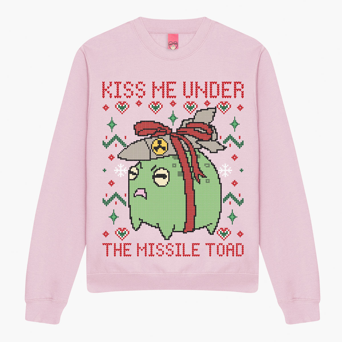 Missile Toad Christmas Jumper (Unisex)-Printed Clothing, Printed Sweatshirt, JH030-Sassy Spud