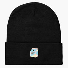 Afbeelding laden in Galerijviewer, My Oat Milk Frees All The Cows From The Yard Embroidered Beanie-Embroidered Clothing, Embroidered Beanie, BB45-Sassy Spud