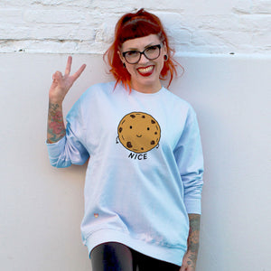 Nice Cookie Christmas Jumper (Unisex)-Printed Clothing, Printed Sweatshirt, JH030-Sassy Spud