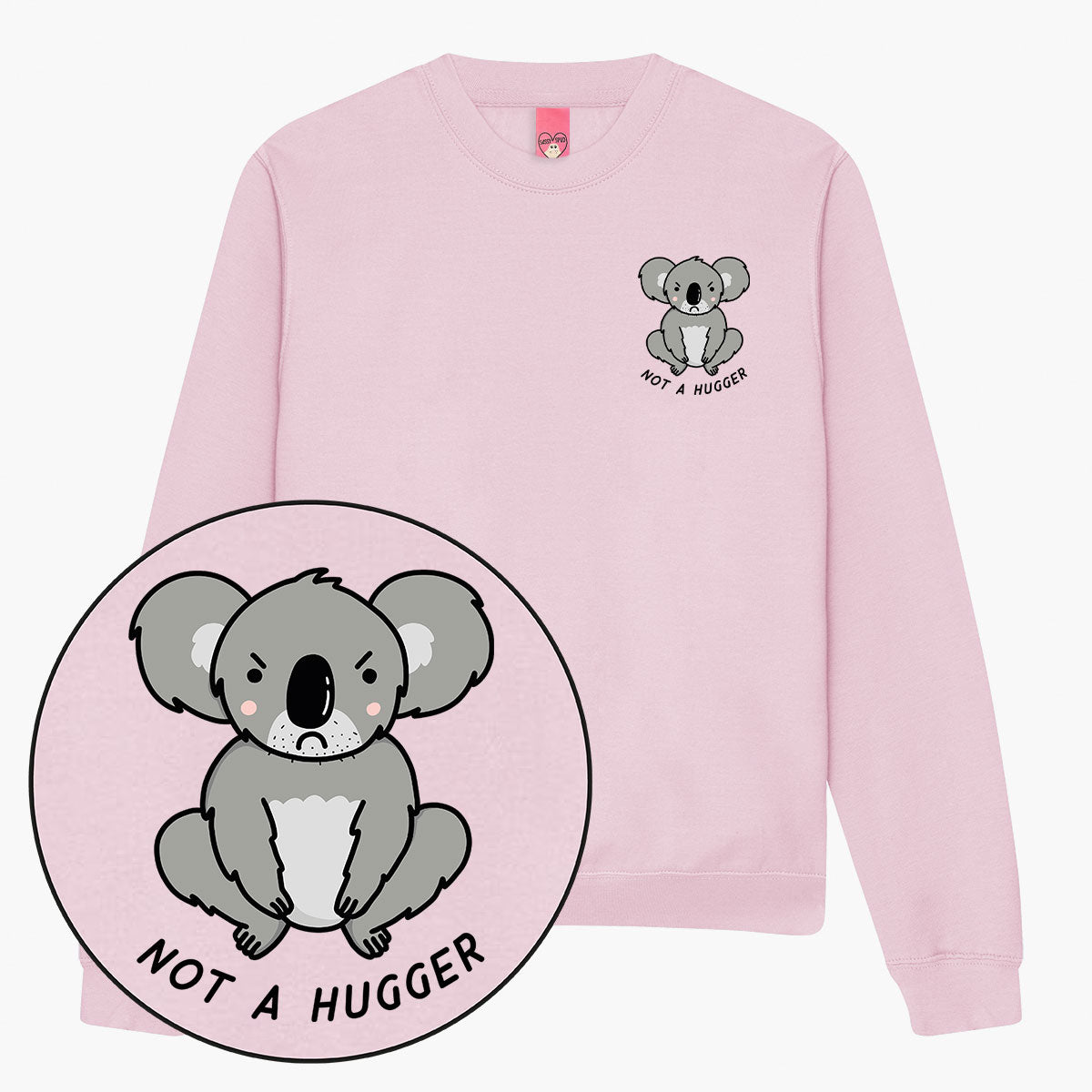 Not A Hugger Sweatshirt (Unisex)-Printed Clothing, Printed Sweatshirt, JH030-Sassy Spud