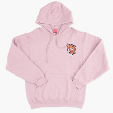 Load image into Gallery viewer, Orange Worm On A String Embroidered Hoodie (Unisex)-Embroidered Clothing, Embroidered Hoodie, JH001-Sassy Spud