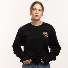Laden Sie das Bild in den Galerie-Viewer, Orange Worm On A String Embroidered Sweatshirt (Unisex)-Embroidered Clothing, Embroidered Sweatshirt, JH030-Sassy Spud