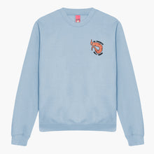 Afbeelding laden in Galerijviewer, Orange Worm On A String Embroidered Sweatshirt (Unisex)-Embroidered Clothing, Embroidered Sweatshirt, JH030-Sassy Spud