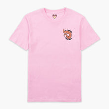 Afbeelding laden in Galerijviewer, Orange Worm On A String Embroidered T-Shirt (Unisex)-Embroidered Clothing, Embroidered T Shirt, EP01-Sassy Spud