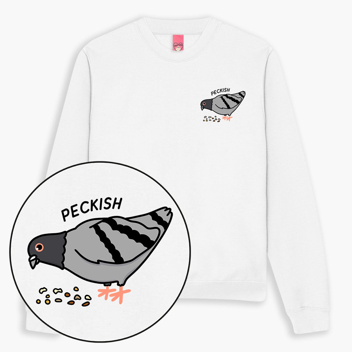 Peckish Sweatshirt (Unisex)-Printed Clothing, Printed Sweatshirt, JH030-Sassy Spud