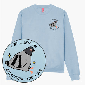 Pigeon Poo Sweatshirt (Unisex)-Printed Clothing, Printed Sweatshirt, JH030-Sassy Spud