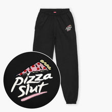 Laden Sie das Bild in den Galerie-Viewer, Pizza Slut Embroidered Joggers (Unisex)-Embroidered Clothing, Embroidered Joggers, JH072-Sassy Spud