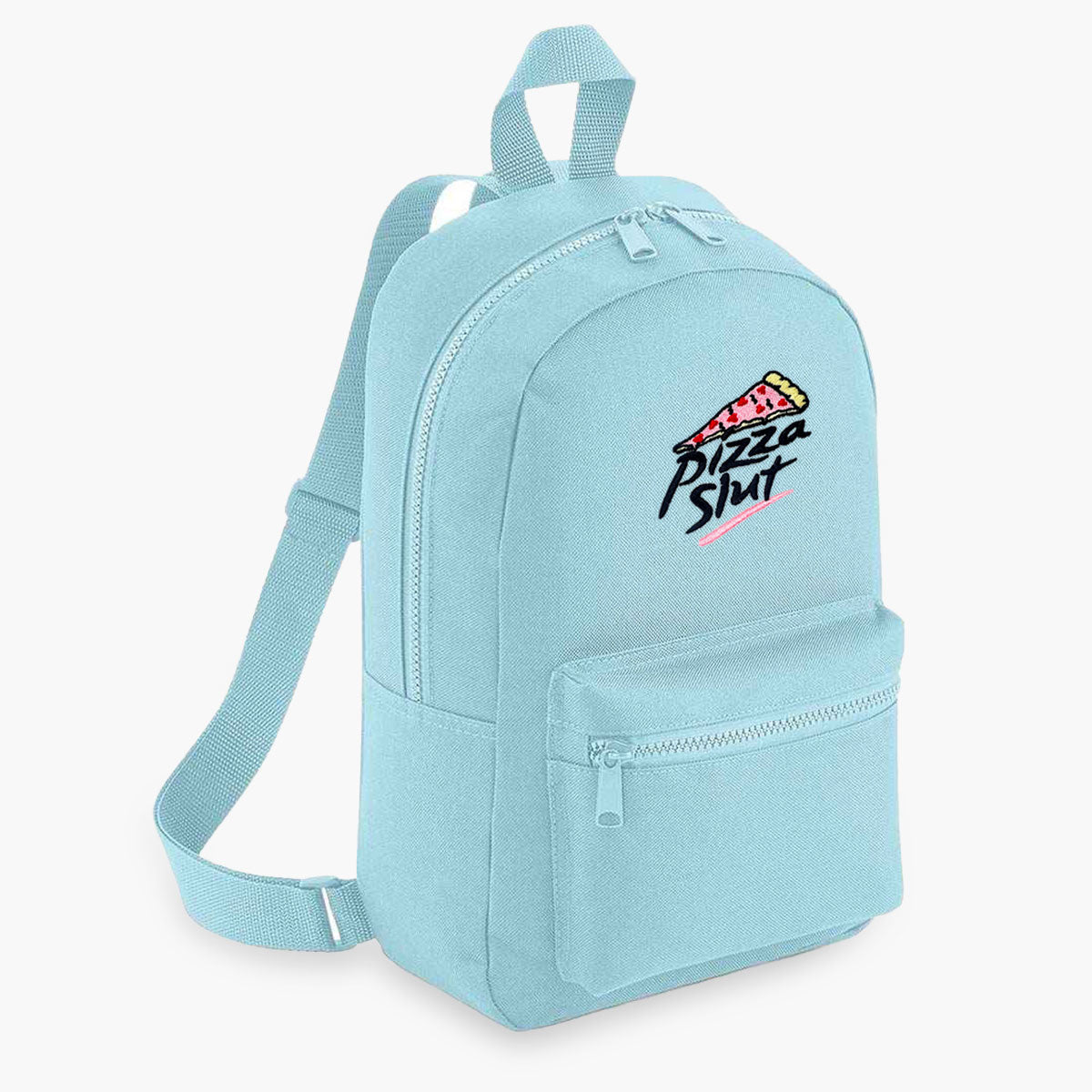 Pizza Slut Embroidered Mini Backpack-Sassy Accessories, Sassy Gifts, Sassy Mini Backpack, BG153-Sassy Spud