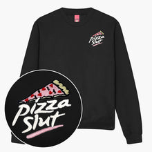 Afbeelding laden in Galerijviewer, Pizza Slut Embroidered Sweatshirt (Unisex)-Embroidered Clothing, Embroidered Sweatshirt, JH030-Sassy Spud