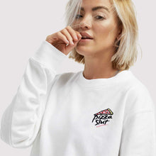 Load image into Gallery viewer, Pizza Slut Embroidered Sweatshirt (Unisex)-Embroidered Clothing, Embroidered Sweatshirt, JH030-Sassy Spud
