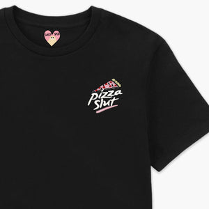 Pizza Slut Embroidered T-Shirt (Unisex)-Embroidered Clothing, Embroidered T Shirt, EP01-Sassy Spud