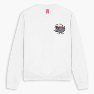 Play Dead Possum Sweatshirt (Unisex)-Printed Clothing, Printed Sweatshirt, JH030-Sassy Spud