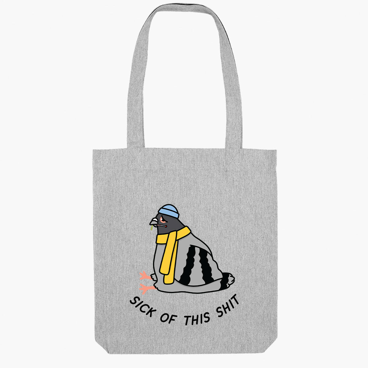 Poorly Pigeon Tote Bag-Sassy Accessories, Sassy Gifts, Sassy Tote Bag, STAU760-Sassy Spud