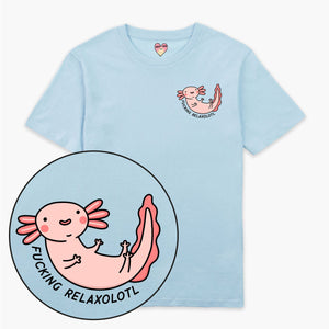 Relaxolotl T-Shirt (Unisex)-Printed Clothing, Printed T Shirt, EP01-Sassy Spud