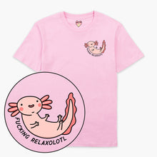 Laden Sie das Bild in den Galerie-Viewer, Relaxolotl T-Shirt (Unisex)-Printed Clothing, Printed T Shirt, EP01-Sassy Spud