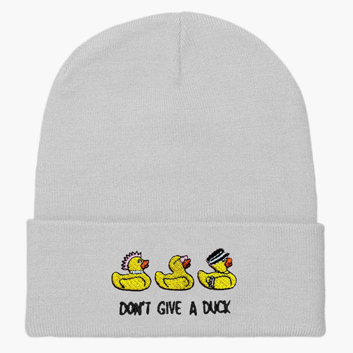 RUBBER DUCKS - Embroidered Beanie-Embroidered Clothing, Embroidered Beanie, BB45-Sassy Spud