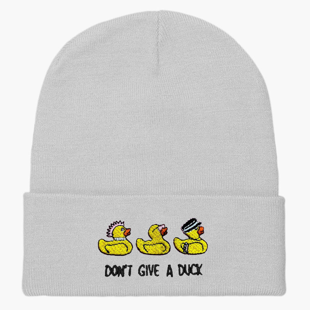 Rubber Ducks Embroidered Beanie-Embroidered Clothing, Embroidered Beanie, BB45-Sassy Spud