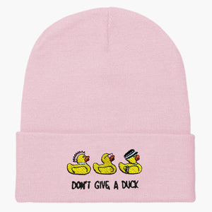 Rubber Ducks Embroidered Beanie-Embroidered Clothing, Embroidered Beanie, BB45-Sassy Spud