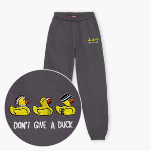 Rubber Ducks Embroidered Joggers (Unisex)-Embroidered Clothing, Embroidered Joggers, JH072-Sassy Spud