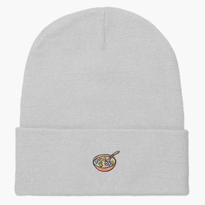 Rude Cereal Embroidered Beanie-Embroidered Clothing, Embroidered Beanie, BB45-Sassy Spud