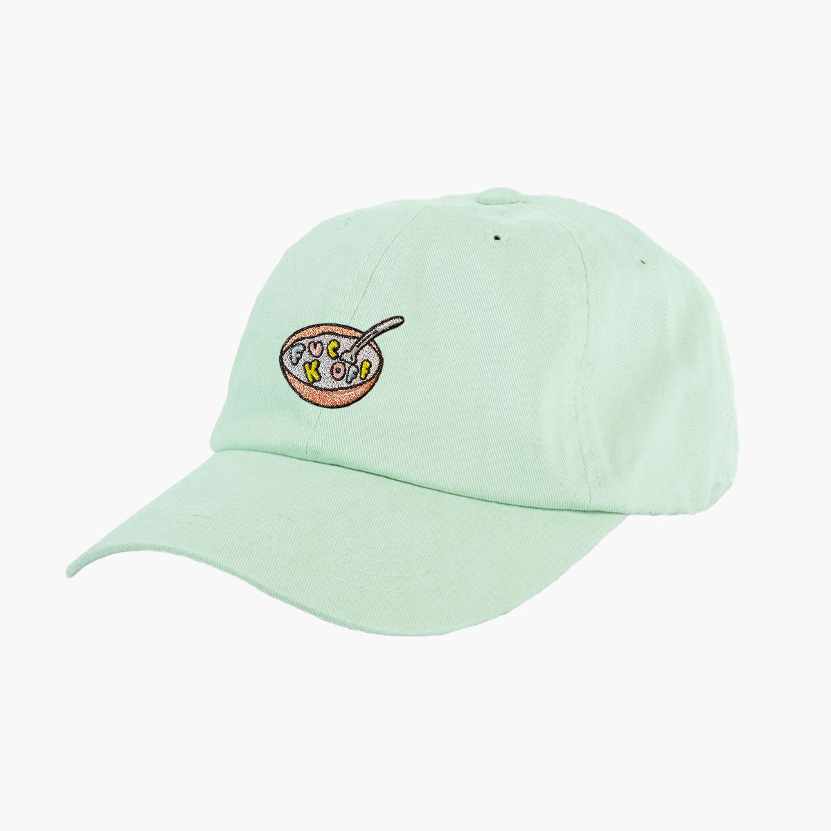 Rude Cereal Embroidered Mom Cap-Embroidered Clothing, Embroidered Beanie, BB45-Sassy Spud