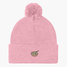 Load image into Gallery viewer, Rude Cereal Embroidered Pom Pom Beanie-Embroidered Clothing, Embroidered Beanie, BB426-Sassy Spud