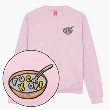 Afbeelding laden in Galerijviewer, Rude Cereal Embroidered Sweatshirt (Unisex)-Embroidered Clothing, Embroidered Sweatshirt, JH030-Sassy Spud