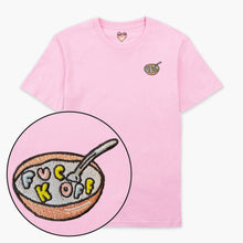 Afbeelding laden in Galerijviewer, Rude Cereal Embroidered T-Shirt (Unisex)-Embroidered Clothing, Embroidered T Shirt, EP01-Sassy Spud