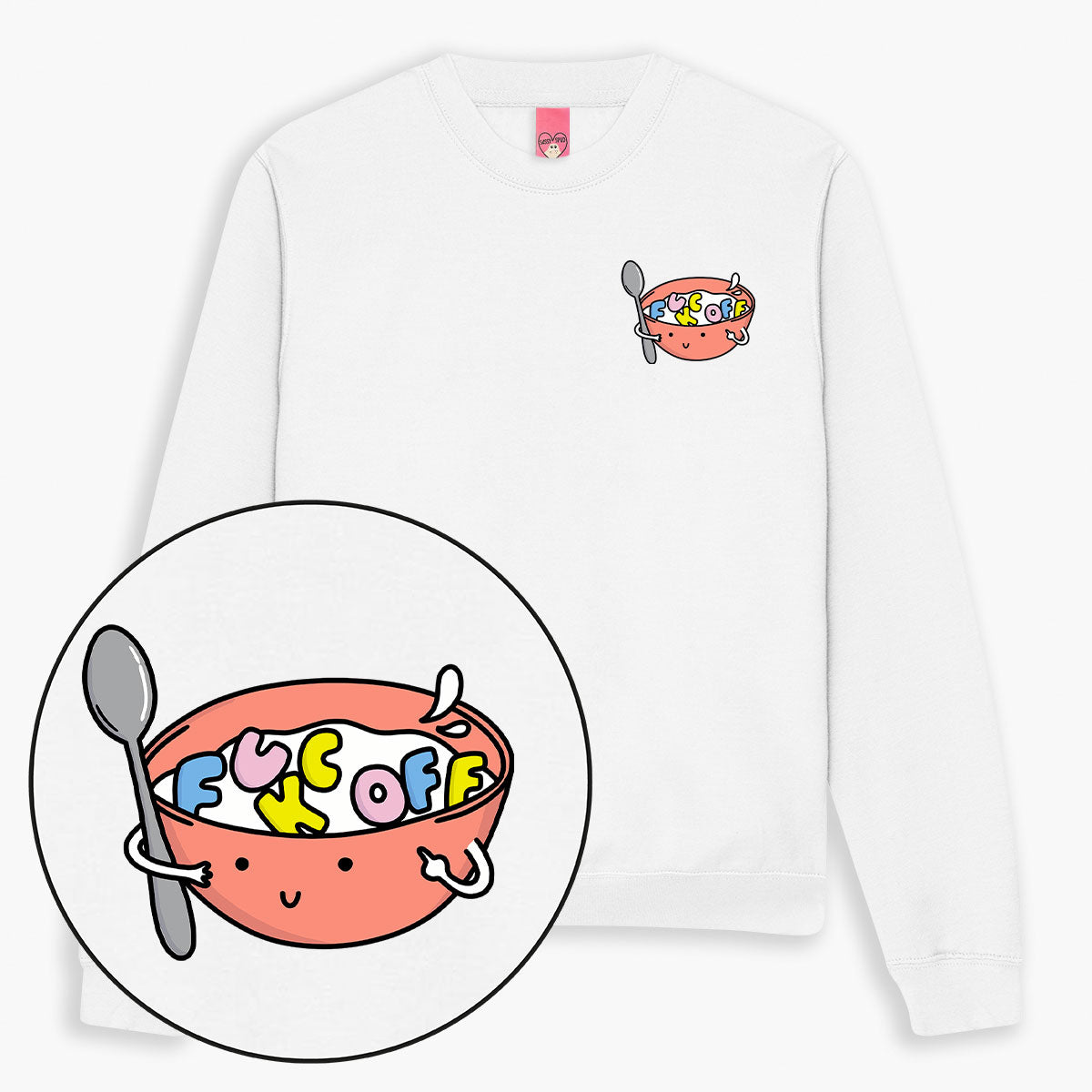Rude Cereal Sweatshirt (Unisex)-Printed Clothing, Printed Sweatshirt, JH030-Sassy Spud