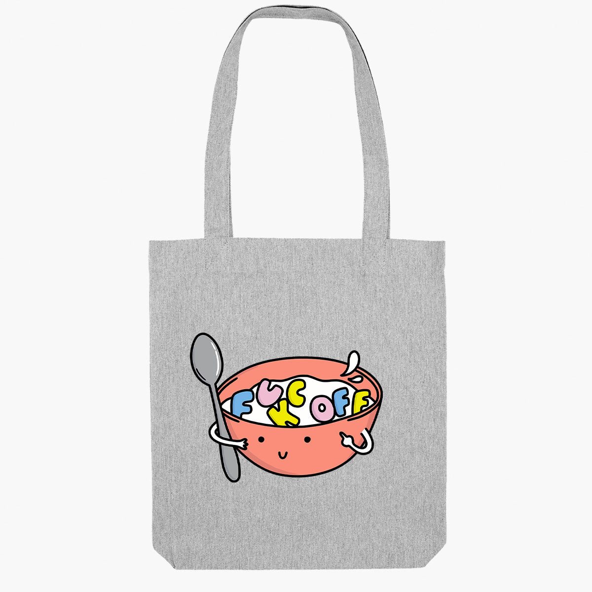Rude Cereal Tote Bag-Sassy Accessories, Sassy Gifts, Sassy Tote Bag, STAU760-Sassy Spud