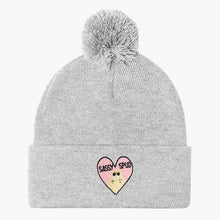 Afbeelding laden in Galerijviewer, Sassy Spud Embroidered Pom Pom Beanie-Embroidered Clothing, Embroidered Beanie, BB426-Sassy Spud