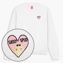 Laden Sie das Bild in den Galerie-Viewer, Sassy Spud Embroidered Sweatshirt (Unisex)-Embroidered Clothing, Embroidered Sweatshirt, JH030-Sassy Spud