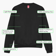 Laden Sie das Bild in den Galerie-Viewer, Space Cat Sweatshirt (Unisex)-Printed Clothing, Printed Sweatshirt, JH030-Sassy Spud