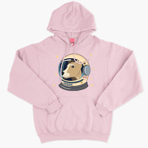Space Dog Hoodie (Unisex)-Printed Clothing, Printed Hoodie, JH001-Sassy Spud