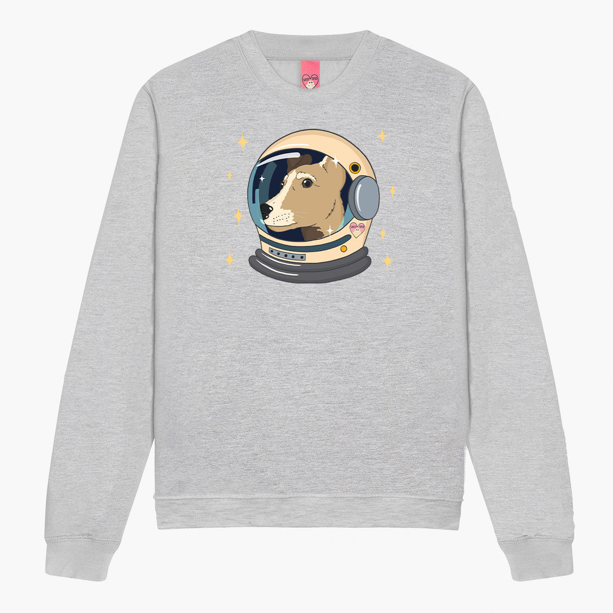 Space Dog Sweatshirt (Unisex)-Printed Clothing, Printed Sweatshirt, JH030-Sassy Spud