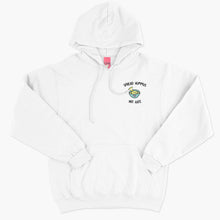 Load image into Gallery viewer, Spread Hummus Not Hate Embroidered Hoodie (Unisex)-Embroidered Clothing, Embroidered Hoodie, JH001-Sassy Spud