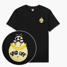 Afbeelding laden in Galerijviewer, Spud Life Embroidered T-Shirt (Unisex)-Embroidered Clothing, Embroidered T Shirt, EP01-Sassy Spud