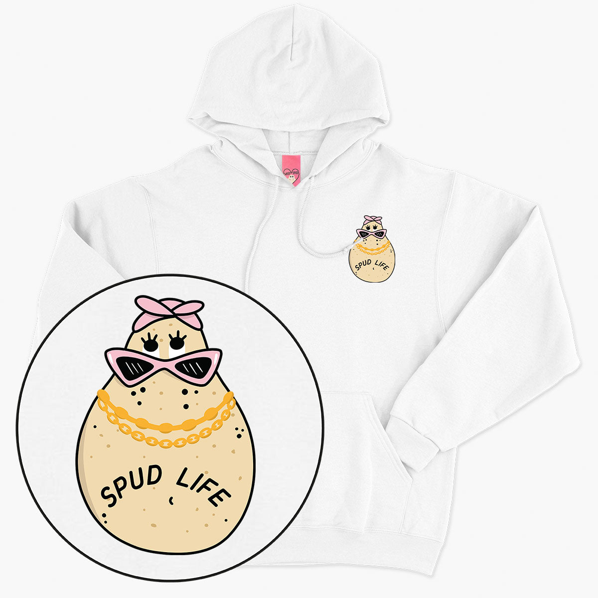 Spud Life Hoodie (Unisex)-Printed Clothing, Printed Hoodie, JH001-Sassy Spud