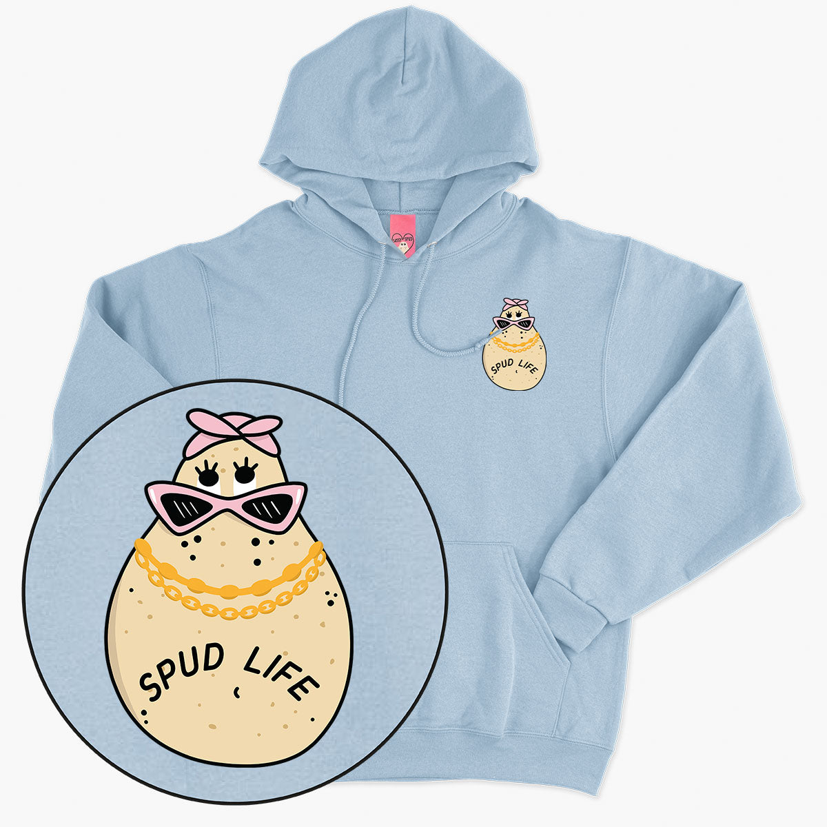 Spud Life Hoodie (Unisex)-Printed Clothing, Printed Hoodie, JH001-Sassy Spud